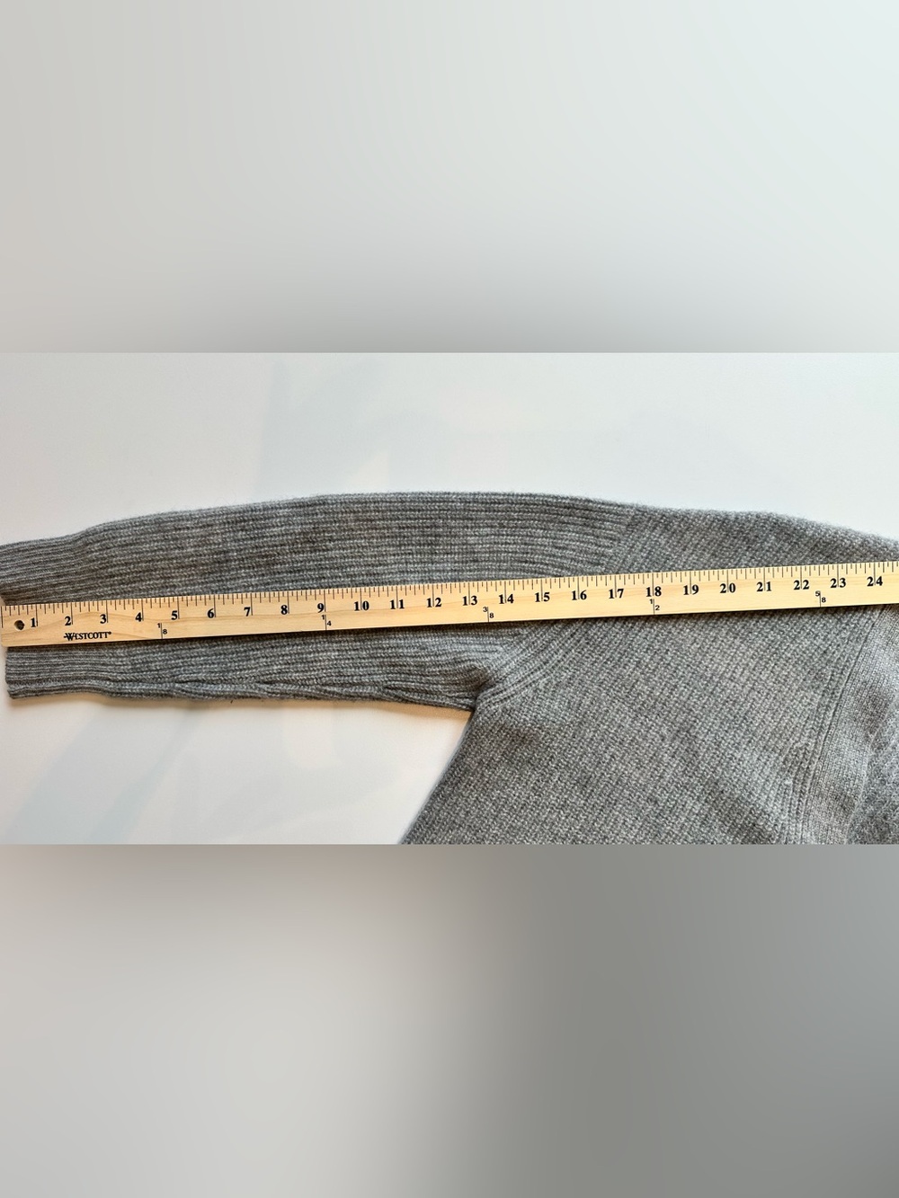 Jenni Kayne Cashmere Cocoon Cardigan Heather Gray 100% Cashmere XS Oversized - Picture 9 of 11